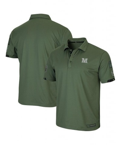 Men's Olive Maine Black Bears OHT Military-Inspired Appreciation Echo Polo Shirt $29.40 Polo Shirts