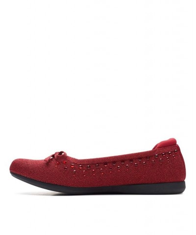 Women's Cloudstepper Carly Hope Flats Red $43.00 Shoes