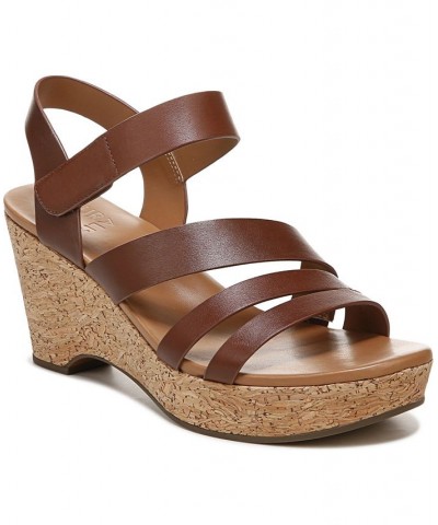 Cynthia Ankle Strap Sandals Brown $67.50 Shoes