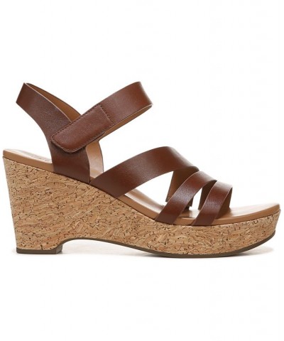 Cynthia Ankle Strap Sandals Brown $67.50 Shoes