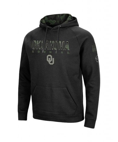 Men's Black Oklahoma Sooners OHT Military Appreciation Camo Pullover Hoodie $36.00 Sweatshirt